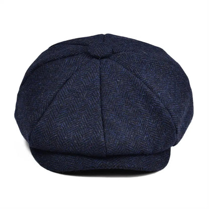 Kids Caps Small Size Boy Woolen Flat Cap Herringbone Girl Infant Toddler Youth Beret Hat for Child | TINMICO - TINMICO