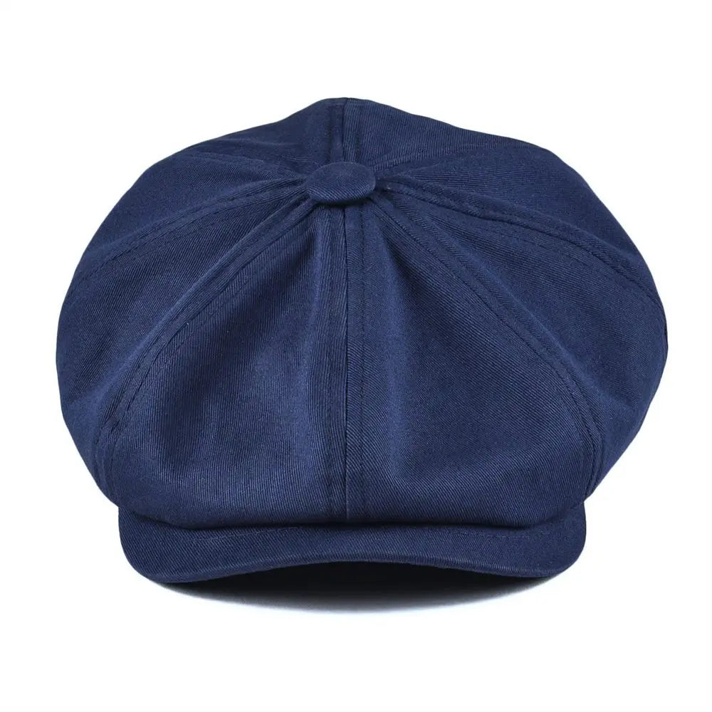 Cap Men's Twill Cotton Hat 8 Panel Hat Baker Caps Retro Gatsby Hats Casual Brand Cap Beret for Male | TINMICO - TINMICO