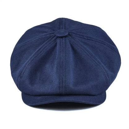 Cap Men's Twill Cotton Hat 8 Panel Hat Baker Caps Retro Gatsby Hats Casual Brand Cap Beret for Male | TINMICO - TINMICO