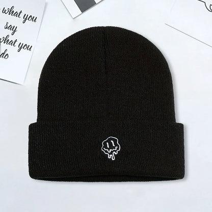 New Warm Women's Men's Winter Urine Cap Gothic Street Punk Knitted Urine Cap Fashion Warm Skulies Urine Cap | TINMICO