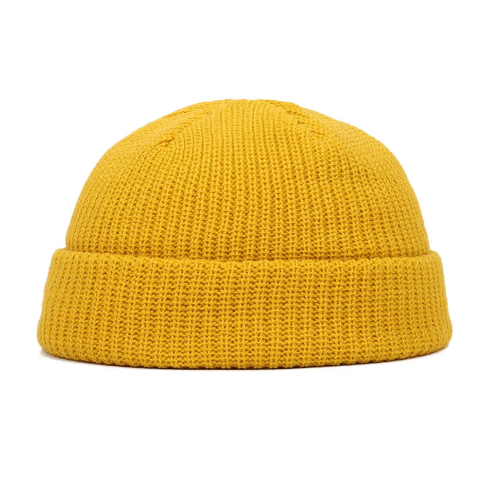 Winter Warm Beanies Casual Short Thread Hip Hop Hat Adult Men | New - TINMICO