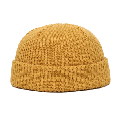 Winter Warm Beanies Casual Short Thread Hip Hop Hat Adult Men | New - TINMICO