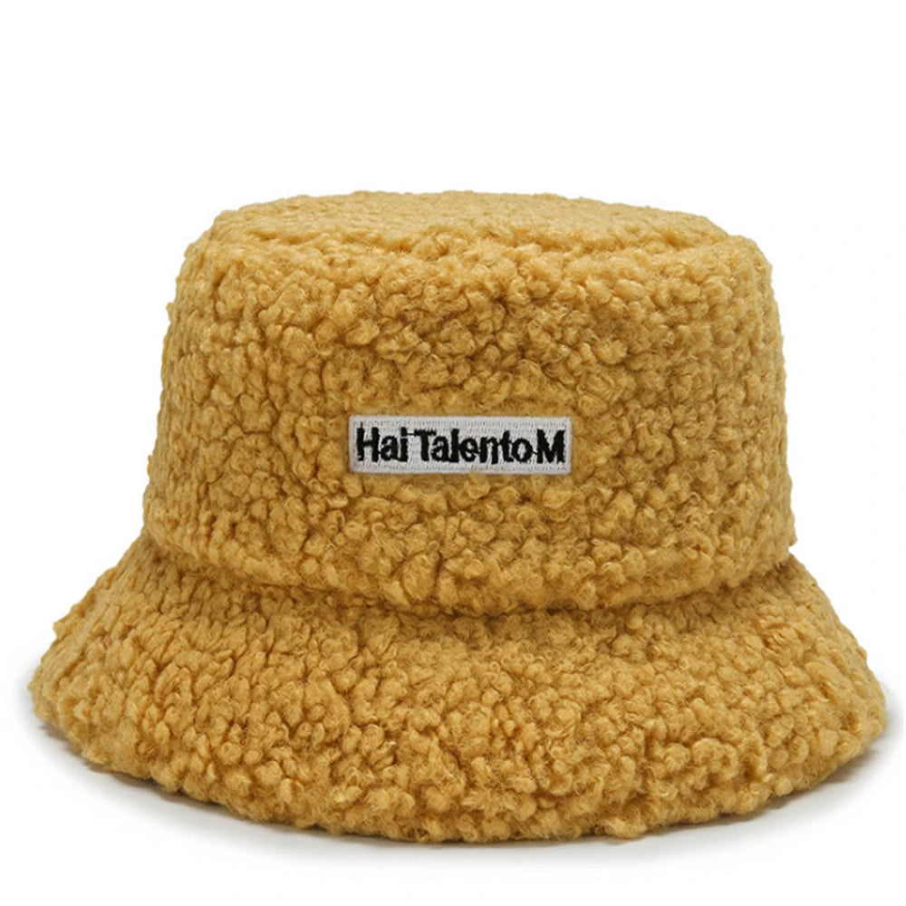 TINMICO Winter Warm Fleece Bucket Hat for Men Women Cold Resistant Fashion Fisherman Cap Trendy Sunshade New - TINMICO