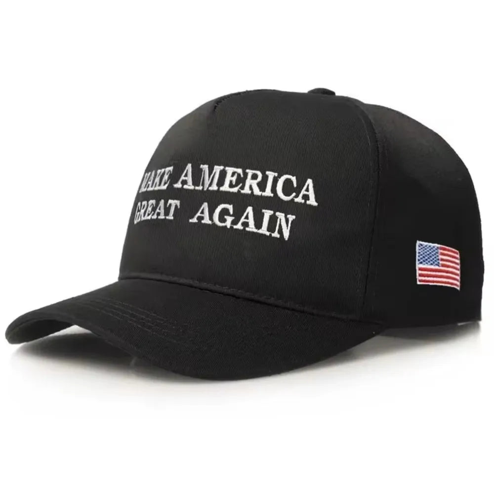 Makes America Great Again Baseball Cap Solid Color Embroidered Sunshade and Sun Protection Cap New Style | TINMICO - TINMICO