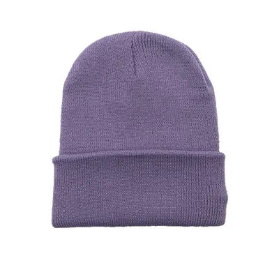 New Winter Hat for Woman New Beanies Knitted Fluorescent  Warmer Bonnet Ladies Casual Cap | TINMICO - TINMICO