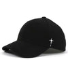 New Unisex Simple Cross Water Drop Embroidery Baseball Caps Spring and Autumn Outdoor Adjustable Casual Hat Sunscreen Hat | TINMICO