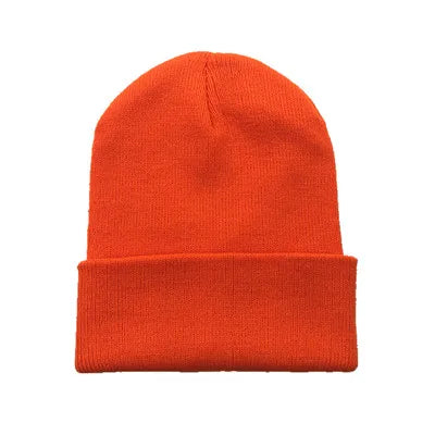 New Winter Hat for Woman New Beanies Knitted Fluorescent  Warmer Bonnet Ladies Casual Cap | TINMICO - TINMICO
