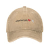 Charlie Kirk  Freedom RIP Baseball Cap is a distressed denim washed sun cap, Hat Freedom  | TMC - TINMICO