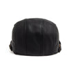 New Fashion Men PU Leather Beret Autumn Winter Visor Flat Cap Thicken Warm Hat Berets Vintage England Newsboy Caps | TINMICO - TINMICO