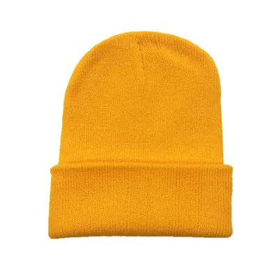 New Winter Hat for Woman New Beanies Knitted Fluorescent  Warmer Bonnet Ladies Casual Cap | TINMICO - TINMICO