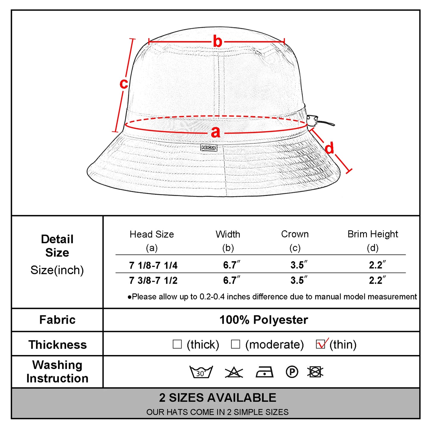 Unisex Thickened Bucket Sun Hat Lightweight Outdoor Beach Vacation Getaway Headwear Short Brim Panama | TINMICO - TINMICO