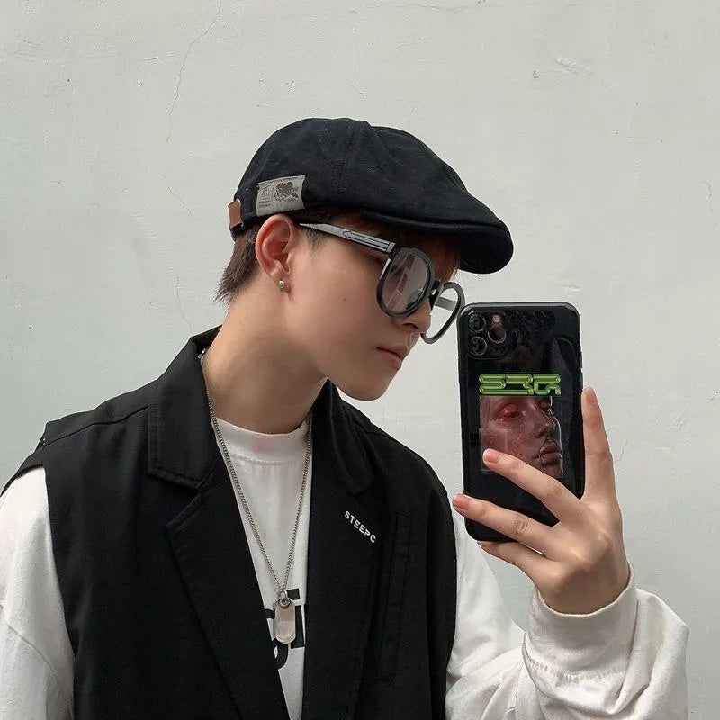 New Cotton Peaky Blinders Caps,Berets British Western Style Ivy Cap Classic Winter Woman Vintage Linen Beret For Men Hats  | TINMICO