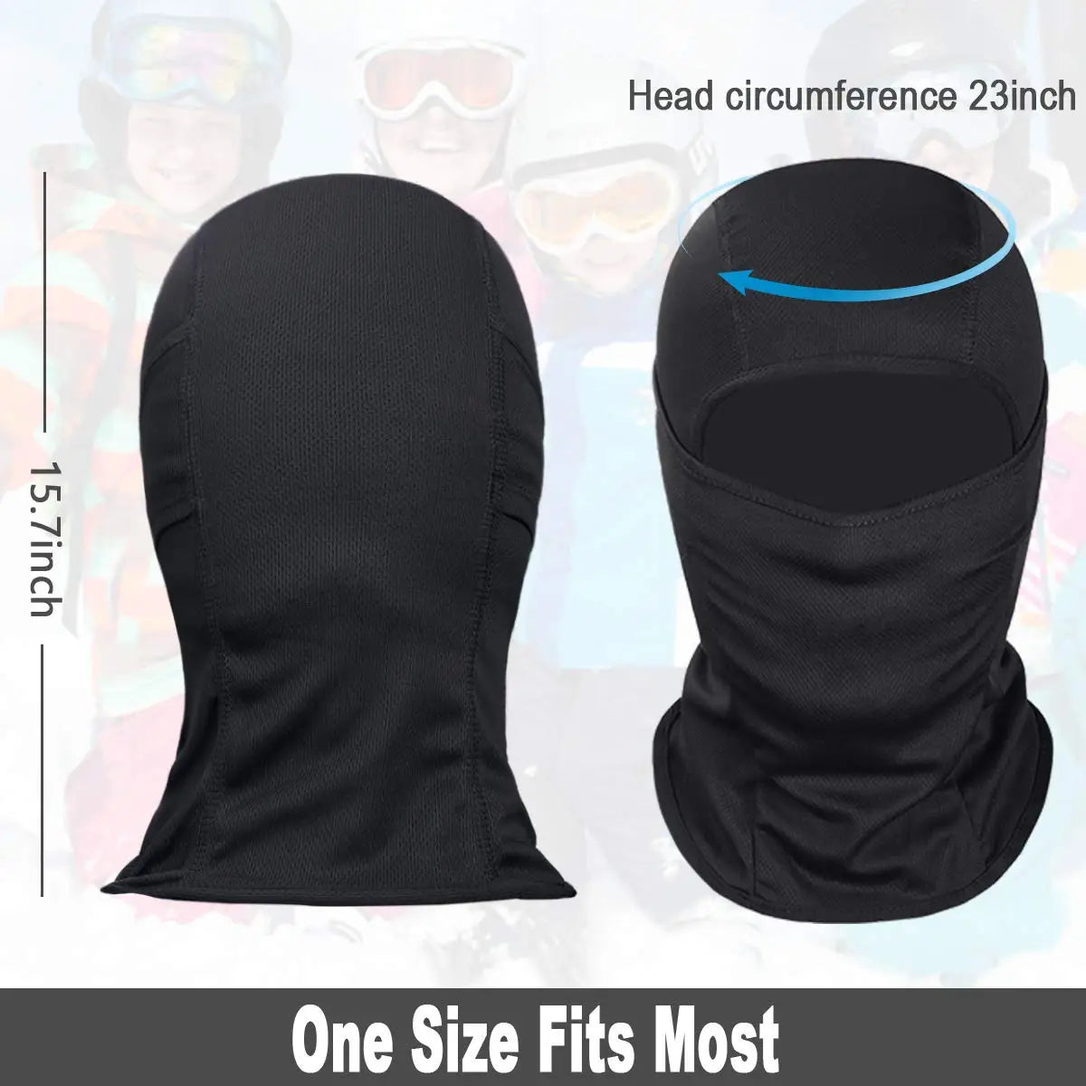 Balaclava Ski Mask Full Face Cover For Men And Women Breathable Full Face Mask For Skiing Outdoor Sports - TINMICO