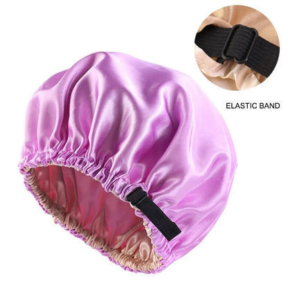 Hair Cap For Sleeping Invisible Flat Imitation Silk Round Haircare Women | TINMICO
