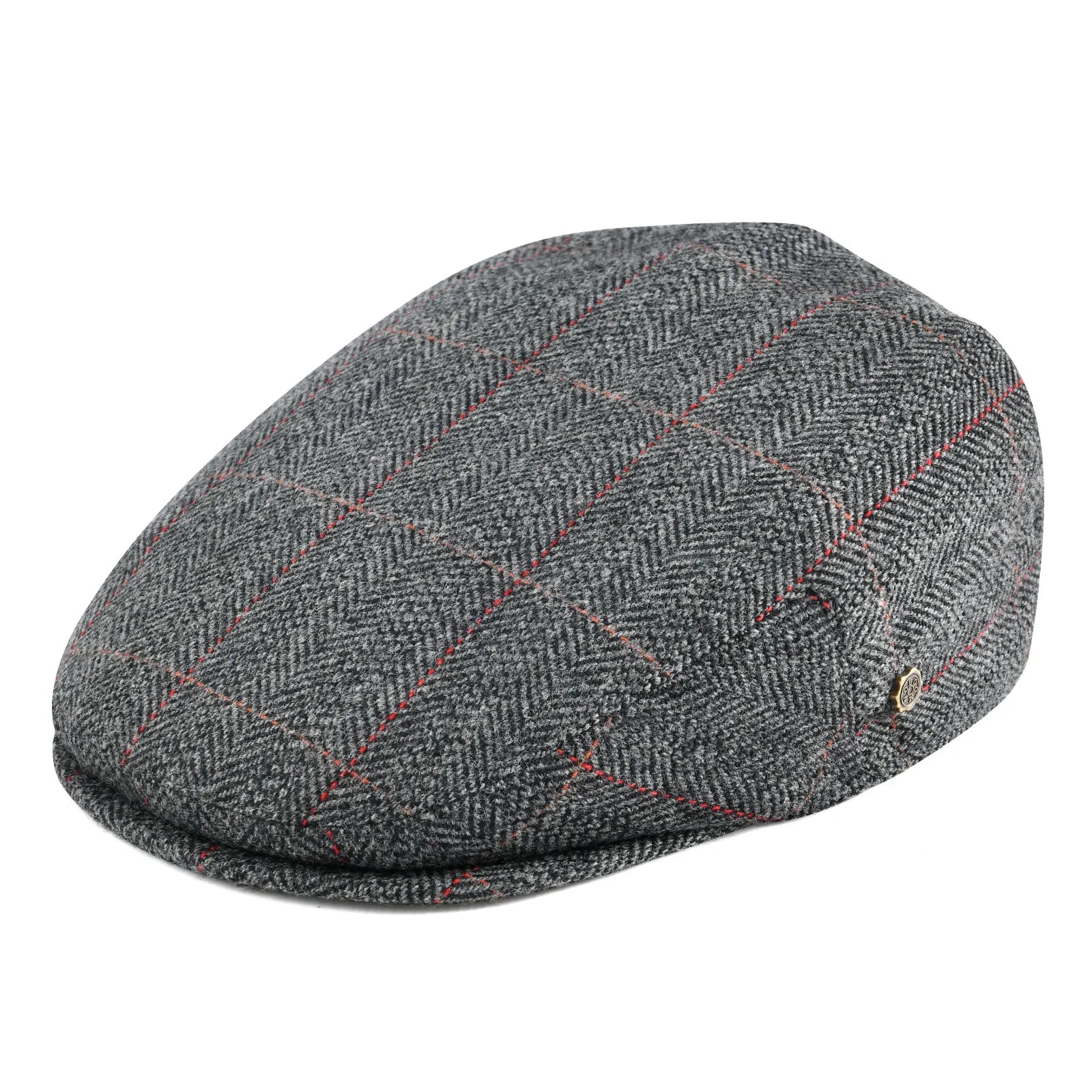 TMC Wool Tweed Herringbone Irish Cap Men Women Beret Cabbie Driver Hat Newsboy Caps Golf Ivy - TINMICO