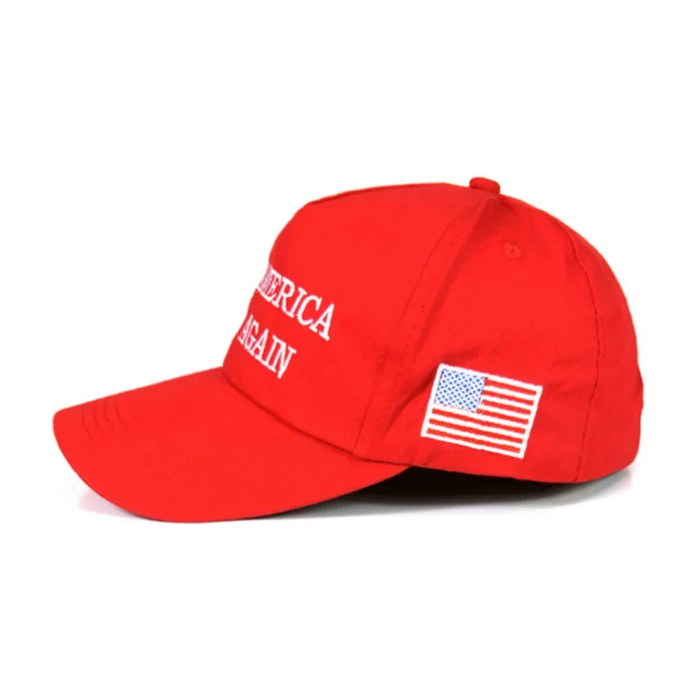 Makes America Great Again Baseball Cap Solid Color Embroidered Sunshade and Sun Protection Cap New Style | TINMICO - TINMICO