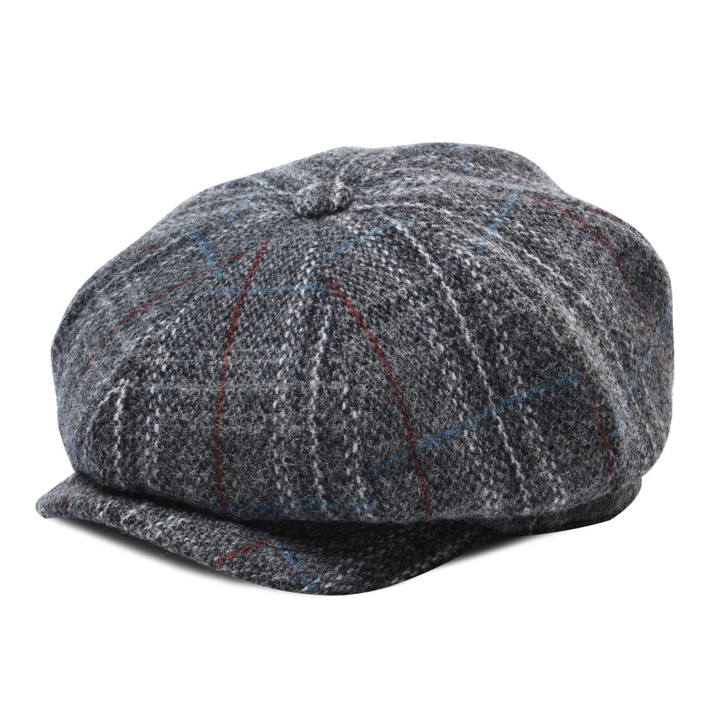 New Wool Newsboy Cap Herringbone Men British Flat Cap | TINMICO - TINMICO