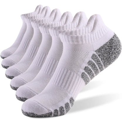 New thickened towel bottom running socks mesh boat socks non-slip breathable sports socks Low cut Men's socks Women's socks,3pairs | TINMICO