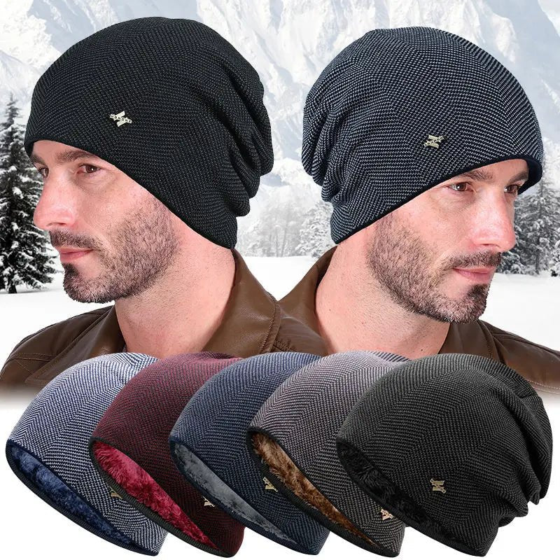 New Unisex Warm Winter Hat Fashion Men & Women Simple Style Thick Knitted Hat Outdoor Sports Ski Beanie Hats | TINMICO - TINMICO