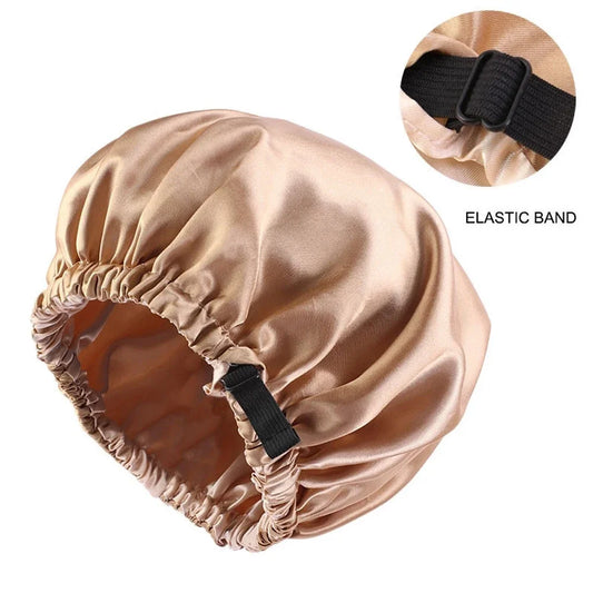Hair Cap For Sleeping Invisible Flat Imitation Silk Round Haircare Women | TINMICO