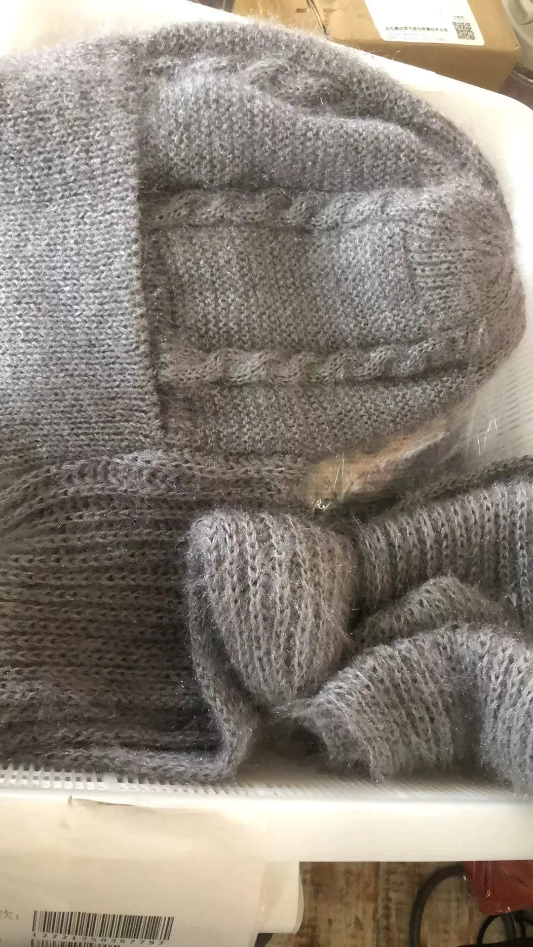 New Hat Scarf Set Cold Proof Ear Protection Scarf Warm Beanies Cycling Windproof Ladies Outdoor Caps,Winter Knitted Integrated TINMICO