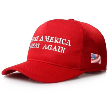 Makes America Great Again Baseball Cap Solid Color Embroidered Sunshade and Sun Protection Cap New Style | TINMICO - TINMICO