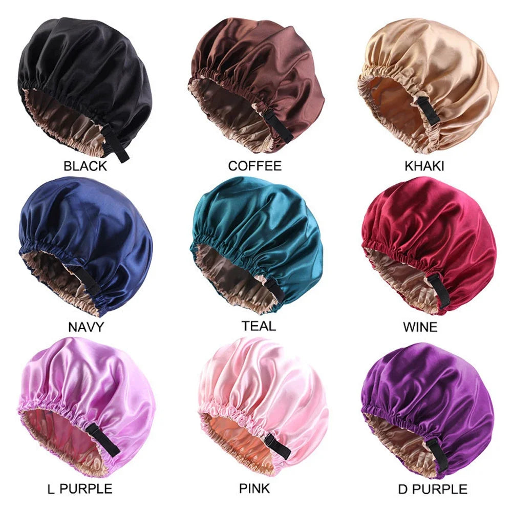 Hair Cap For Sleeping Invisible Flat Imitation Silk Round Haircare Women | TINMICO