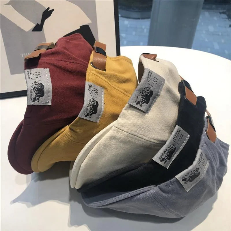 New Cotton Peaky Blinders Caps,Berets British Western Style Ivy Cap Classic Winter Woman Vintage Linen Beret For Men Hats  | TINMICO