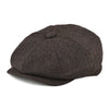 New Wool Newsboy Cap Herringbone Men British Flat Cap | TINMICO - TINMICO