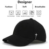 New Unisex Simple Cross Water Drop Embroidery Baseball Caps Spring and Autumn Outdoor Adjustable Casual Hat Sunscreen Hat | TINMICO
