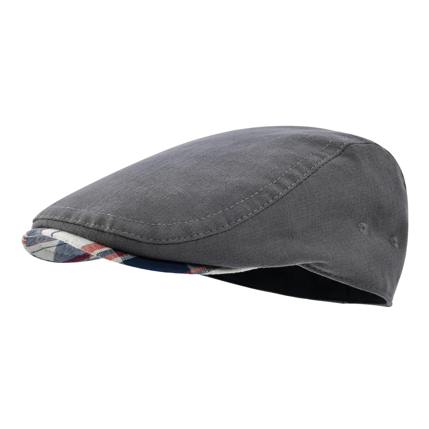 TINMICO Jangoul Mens Flat Cap Soft Vintage Linen Hats Casual Retro Newsboy Hat Beret for Male Driving Ivy Hats Summer Autumn - TINMICO