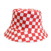 Black and white Checkered Chessboard Checkered Hat Female and Male Hip-Hop Street Dance Graffiti Skateboard Hat | TINMICO