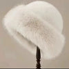 Fluffy Fur Bucket Hat For Women Plush Fisherman Hat Warm Women's Winter Hat Thicken Cold Snowy Day Chrismas Gifts | TINMICO