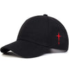 New Unisex Simple Cross Water Drop Embroidery Baseball Caps Spring and Autumn Outdoor Adjustable Casual Hat Sunscreen Hat | TINMICO