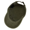TINMICO Washed Cotton Military Cadet Army Caps for Men Vintage Flat Top Hats - TINMICO
