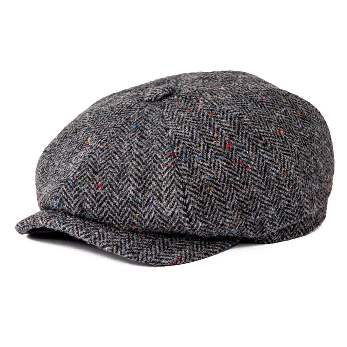 New Wool Newsboy Cap Herringbone Men British Flat Cap | TINMICO - TINMICO