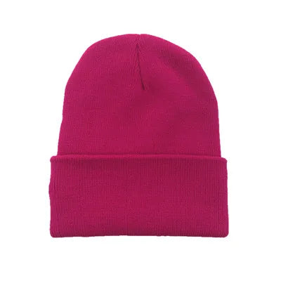 New Winter Hat for Woman New Beanies Knitted Fluorescent  Warmer Bonnet Ladies Casual Cap | TINMICO - TINMICO