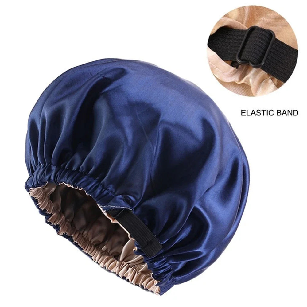 Hair Cap For Sleeping Invisible Flat Imitation Silk Round Haircare Women | TINMICO