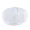 Newsboy Cap Men's White Twill Cotton Hat Women's Baker Boy Caps Retro Big Headpiece | TINMICO - TINMICO