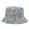 NEW Spring and Summer Small Floral Print Bucket Hat Trend Flower Double-Sided Male Wild Basin  Sun  Woman Cap | TINMICO