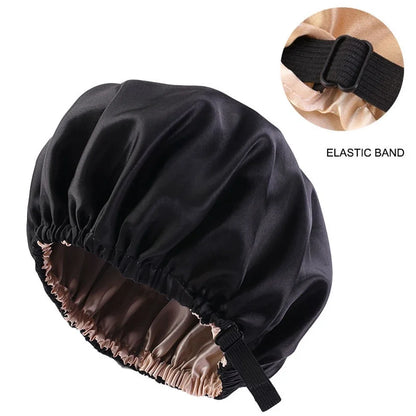 Hair Cap For Sleeping Invisible Flat Imitation Silk Round Haircare Women | TINMICO