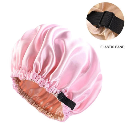 Hair Cap For Sleeping Invisible Flat Imitation Silk Round Haircare Women | TINMICO