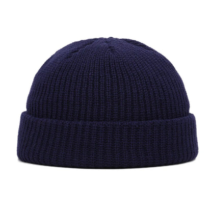 Winter Warm Beanies Casual Short Thread Hip Hop Hat Adult Men | New - TINMICO
