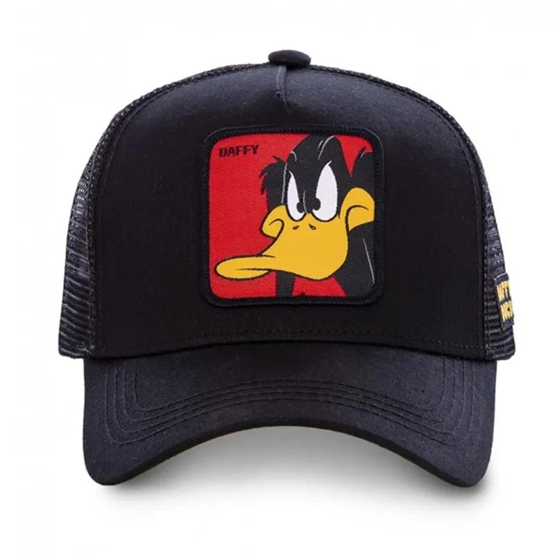 Unisex Anime Cartoon Cap High Quality Patch Draw Baseball Cap Men Trucker Hat | TINMICO - TINMICO