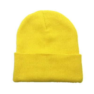 New Winter Hat for Woman New Beanies Knitted Fluorescent  Warmer Bonnet Ladies Casual Cap | TINMICO - TINMICO