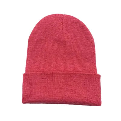 New Winter Hat for Woman New Beanies Knitted Fluorescent  Warmer Bonnet Ladies Casual Cap | TINMICO - TINMICO