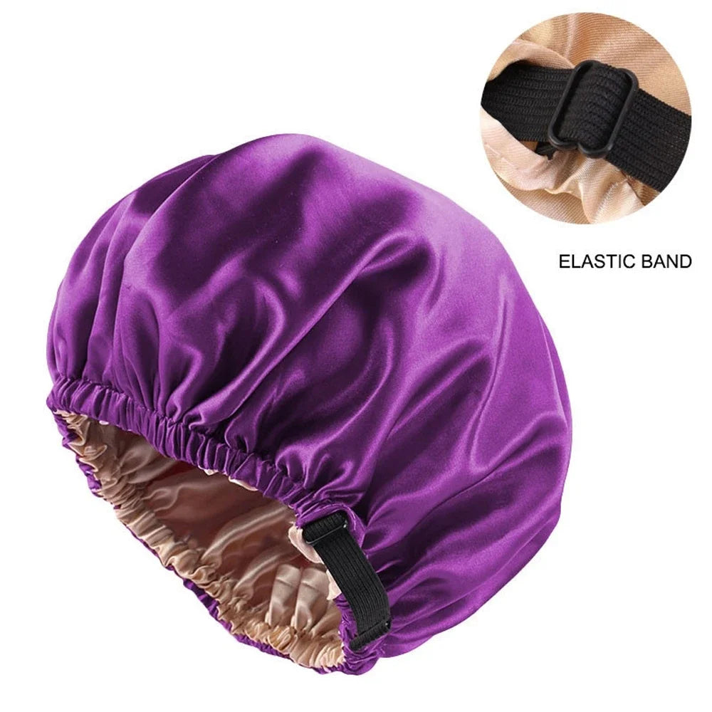 Hair Cap For Sleeping Invisible Flat Imitation Silk Round Haircare Women | TINMICO