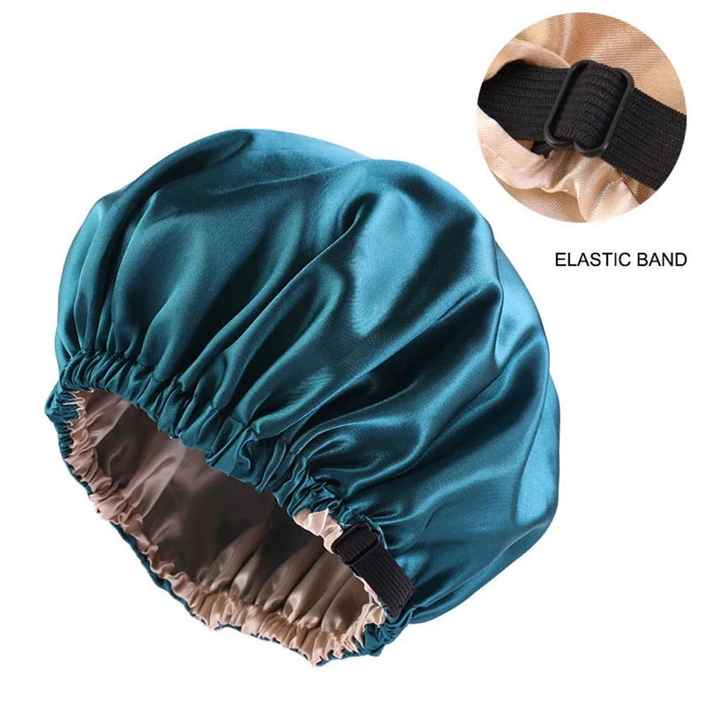 Hair Cap For Sleeping Invisible Flat Imitation Silk Round Haircare Women | TINMICO