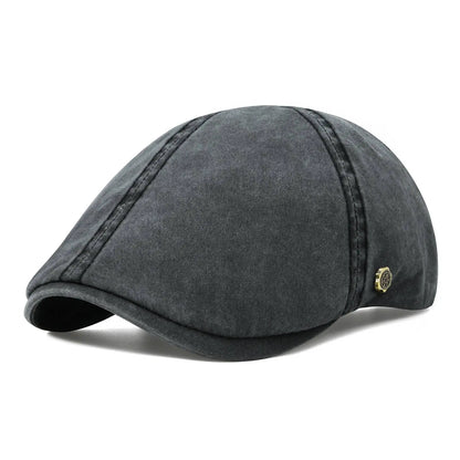 Man's Beret Cotton Gatsby Hat Ivy Cap Irish Hunting Newsboy Cap Flat Cap Cabbie Hats Driving Golf Caps | TINMICO - TINMICO