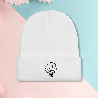 New Warm Women's Men's Winter Urine Cap Gothic Street Punk Knitted Urine Cap Fashion Warm Skulies Urine Cap | TINMICO